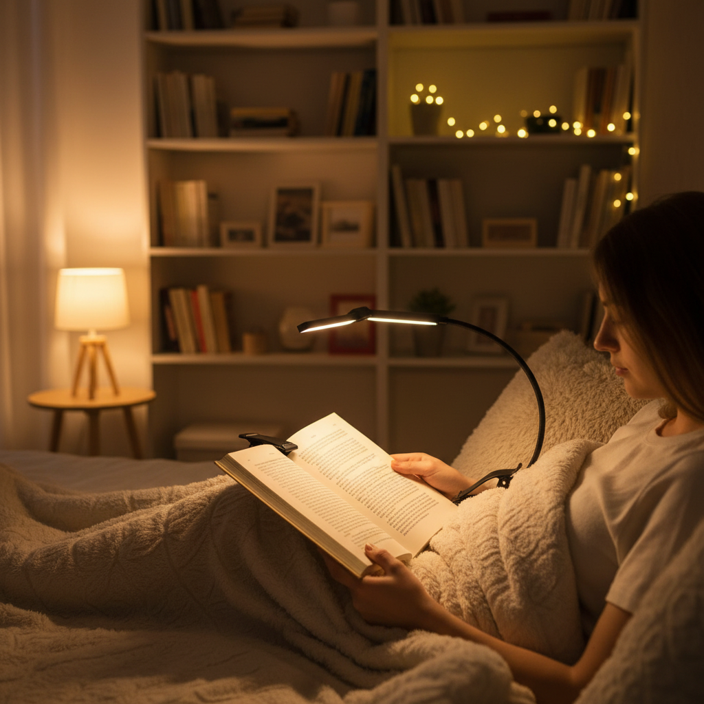 Lampe de lecture – ambiance lecture chambre